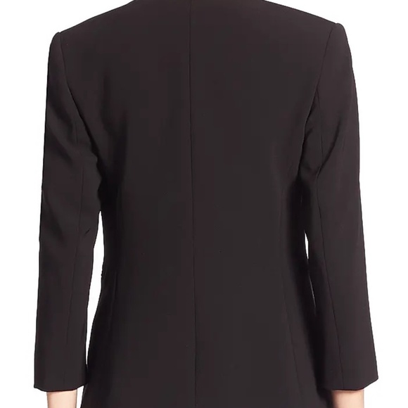 Theory Lindrayia B Admiral Crepe Jacket Black - Picture 2 of 4